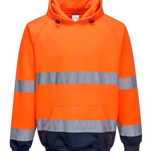 Portwest Hi-Vis Two Tone Hooded Sweatshirt (B316) Thumbnail