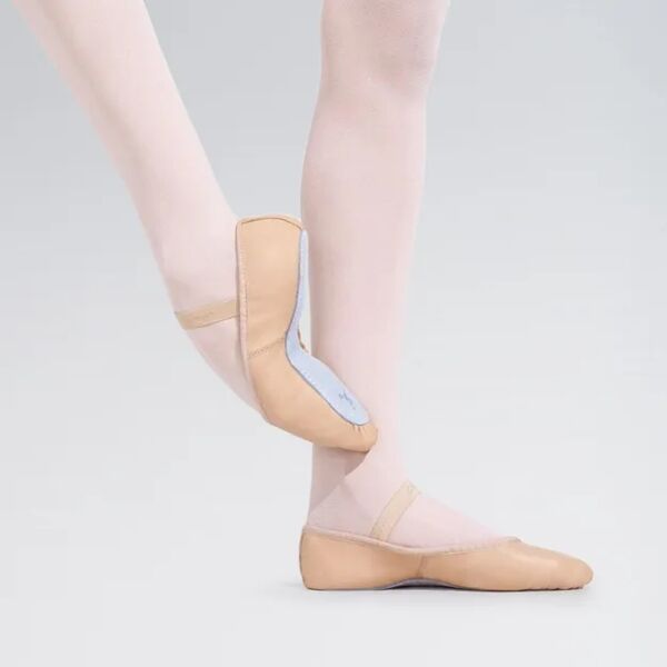 Daisy Ballet Shoes - Leather Pink Narrow Thumbnail