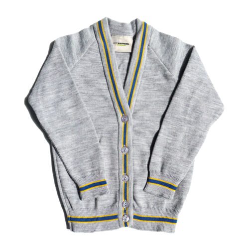 Knitted Cardigan With Piping Thumbnail